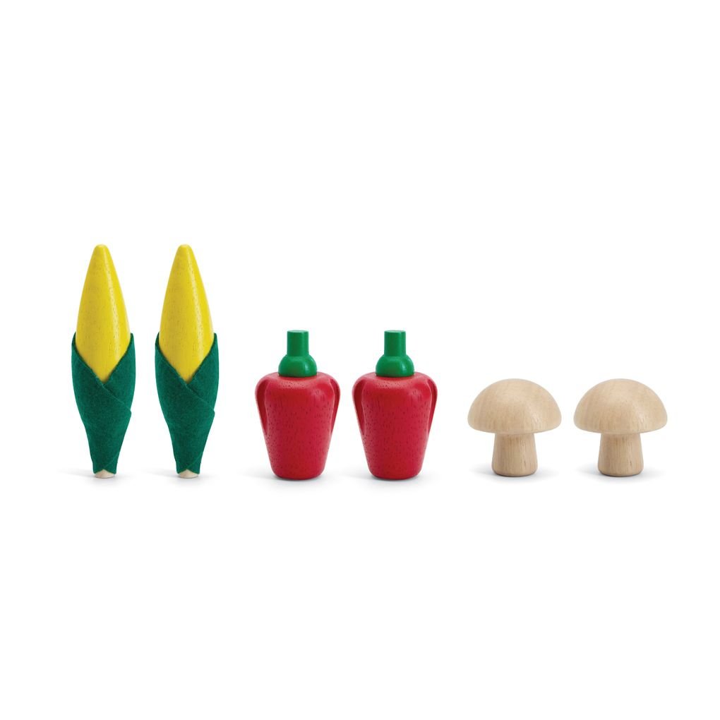 3647_-_Main.jpg Fresh Produce Set D (Corns, Mushrooms & Red Bell Peppers) - Image 1