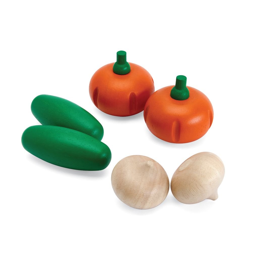 3648_-_Main.jpg Fresh Produce Set E (Cucumbers, Onions & Pumpkins) - Image 1