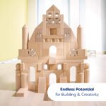 Basic Building Blocks 102 Piece Extra Large Wooden Starter Set - Image 5