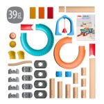 Kullerbu Colorful Curves - Build & Grow Ball Track Set - Image 4