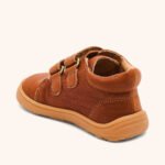 Brown Leather Toddler Shoes – Double Velcro High-Tops - Image 2