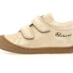 Beige Toddler Shoes – Double Velcro First Walkers
