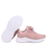 Emel Girls Pink Mesh Athletic Sneakers – Hook-and-Loop - Image 3